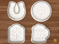 Lucky St Patrick's Party Cookie Cutter Set STL File