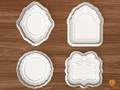 Elegant Frame Cookie Cutter Set STL File - 01 set main