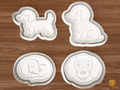 Dachshund Dog Cookie Cutter Set STL File - 01 set main