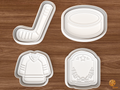 Hockey Sports Cookie Cutter Set STL File - 01 set main