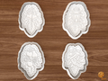 Christmas Door Swag Cookie Cutter Set STL File - 01 set main