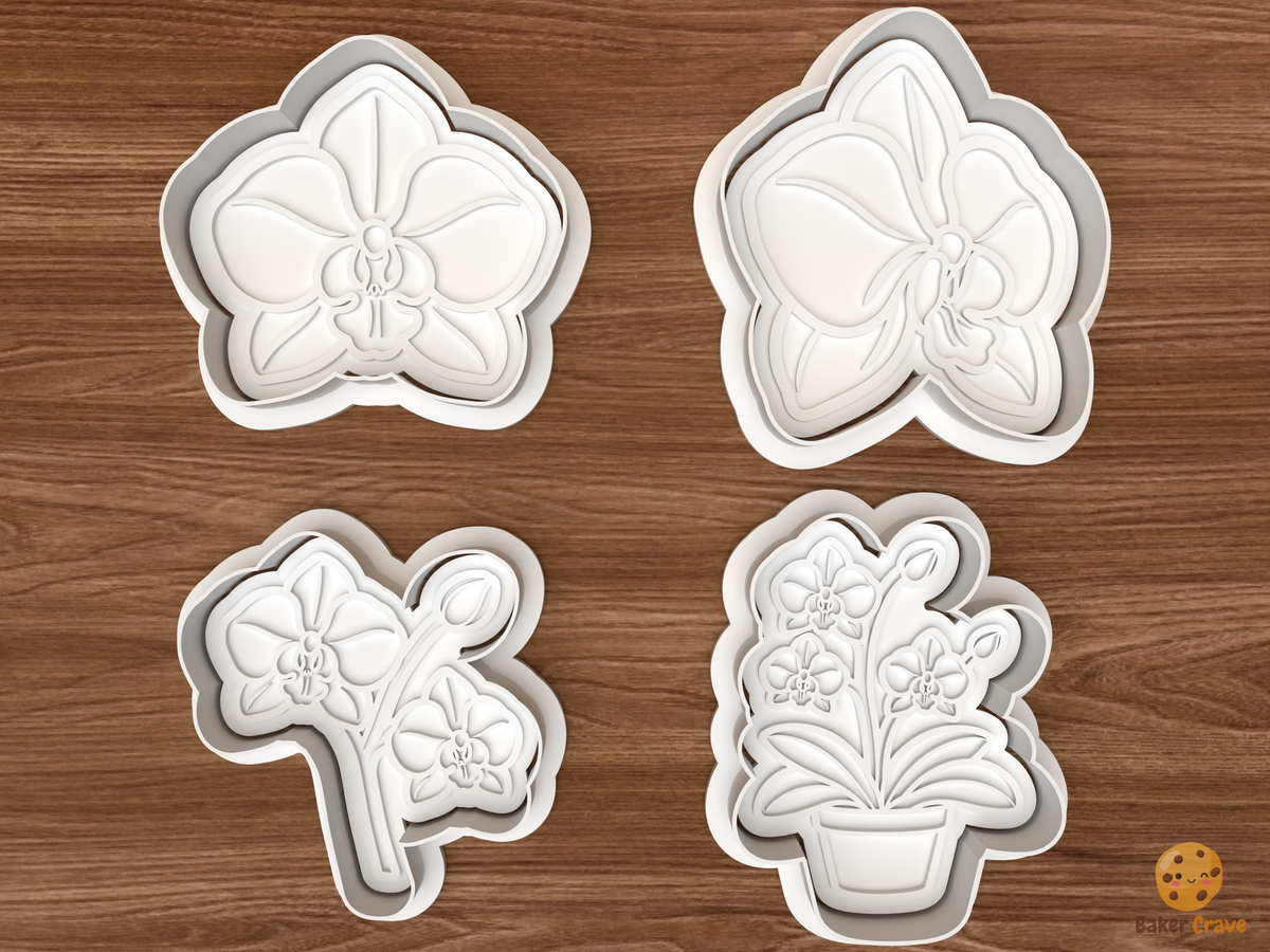 Orchid Blooms Cookie Cutter Set