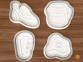 Rock Climbing Cookie Cutter Set STL File - 01 set main