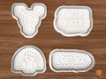 Pride Cookie Cutter Set STL File - 01 set main