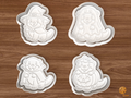 Halloween Otter Cookie Cutter Set STL File - 01 set main
