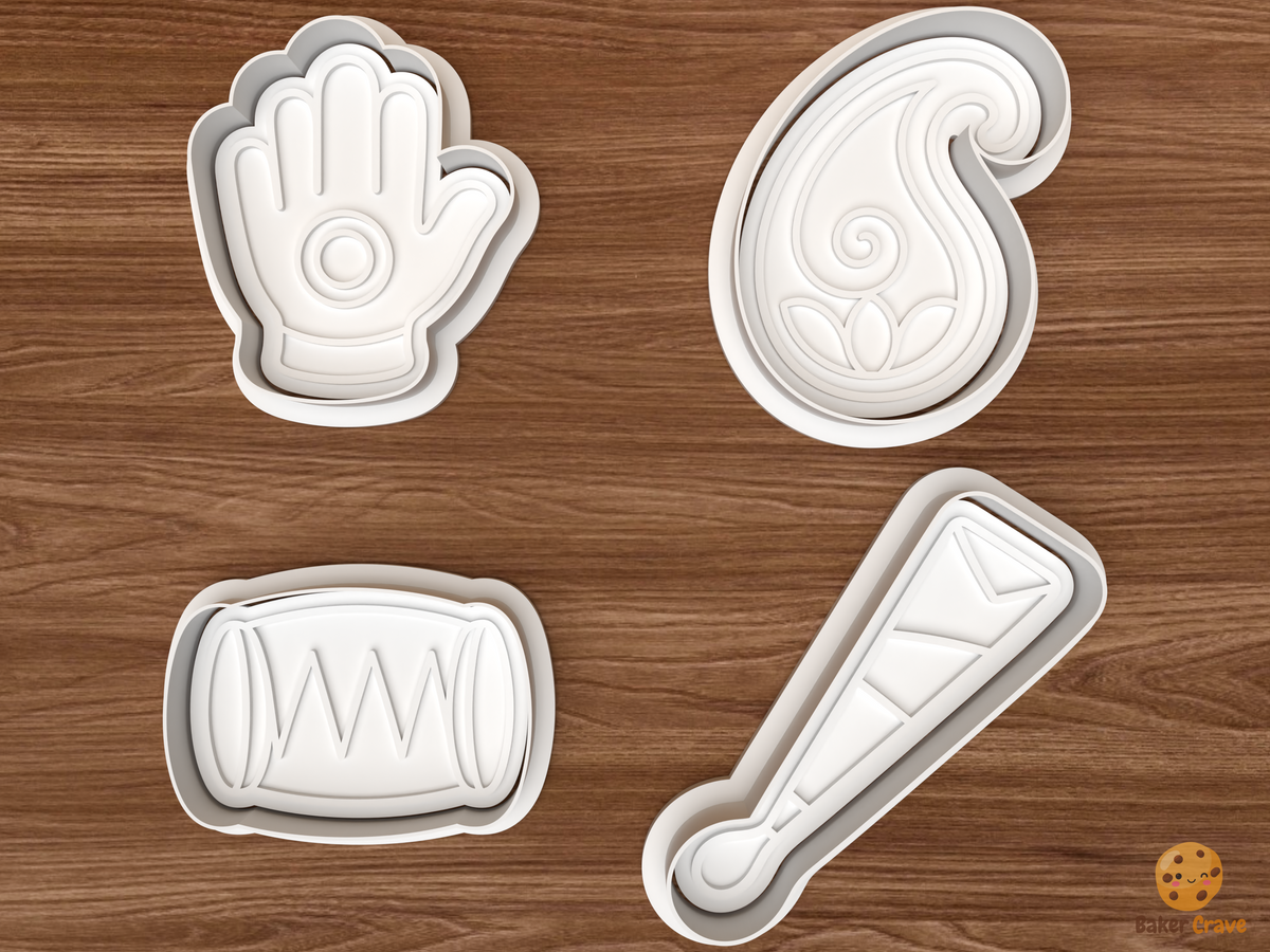 Mehndi Night Henna Cookie Cutter Set STL File