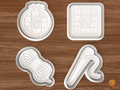 Needlepoint Craft Cookie Cutter Set STL File - 01 set main