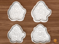 Halloween Undead Viking Cookie Cutter Set STL File - 01 set main