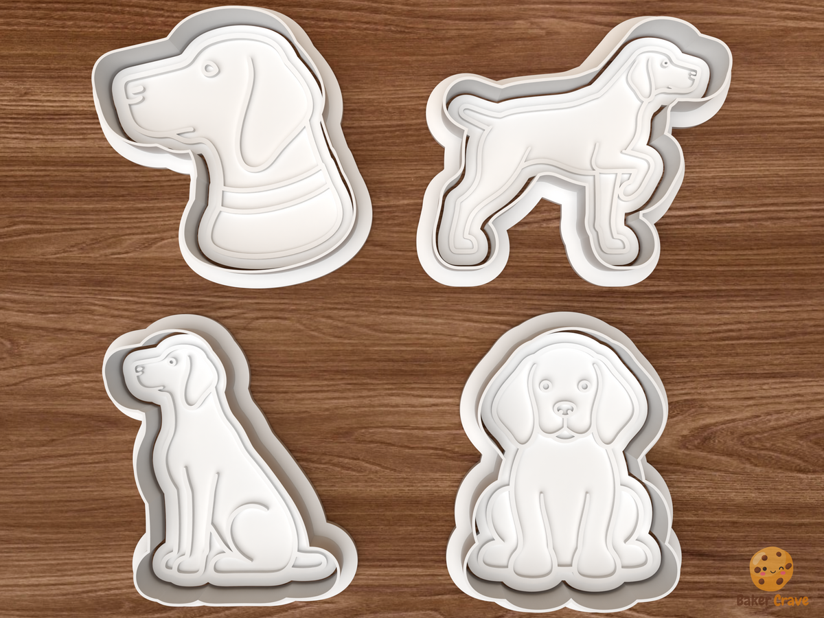 German Shorthaired Pointer Dog Cookie Cutter Set