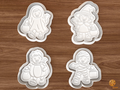 Trick Or Treat Kids Cookie Cutter Set STL File