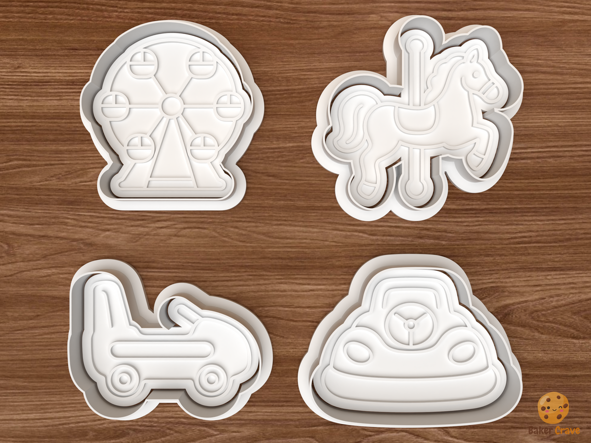 Amusement Park Cookie Cutter Set