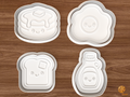 Kawaii Breakfast Cookie Cutter Set STL File - 01 set main