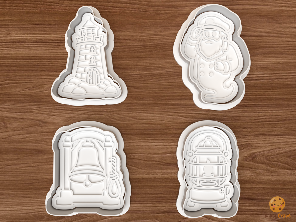 Haunted Lighthouse Cookie Cutter Set STL File