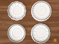 Round Cookie Frame Cutter Set Cookie Cutter Set STL File - 01 set main