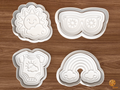 Sunshine Baby Shower Cookie Cutter Set STL File - 01 set main