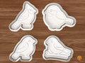 Backyard Songbirds Cookie Cutter Set STL File