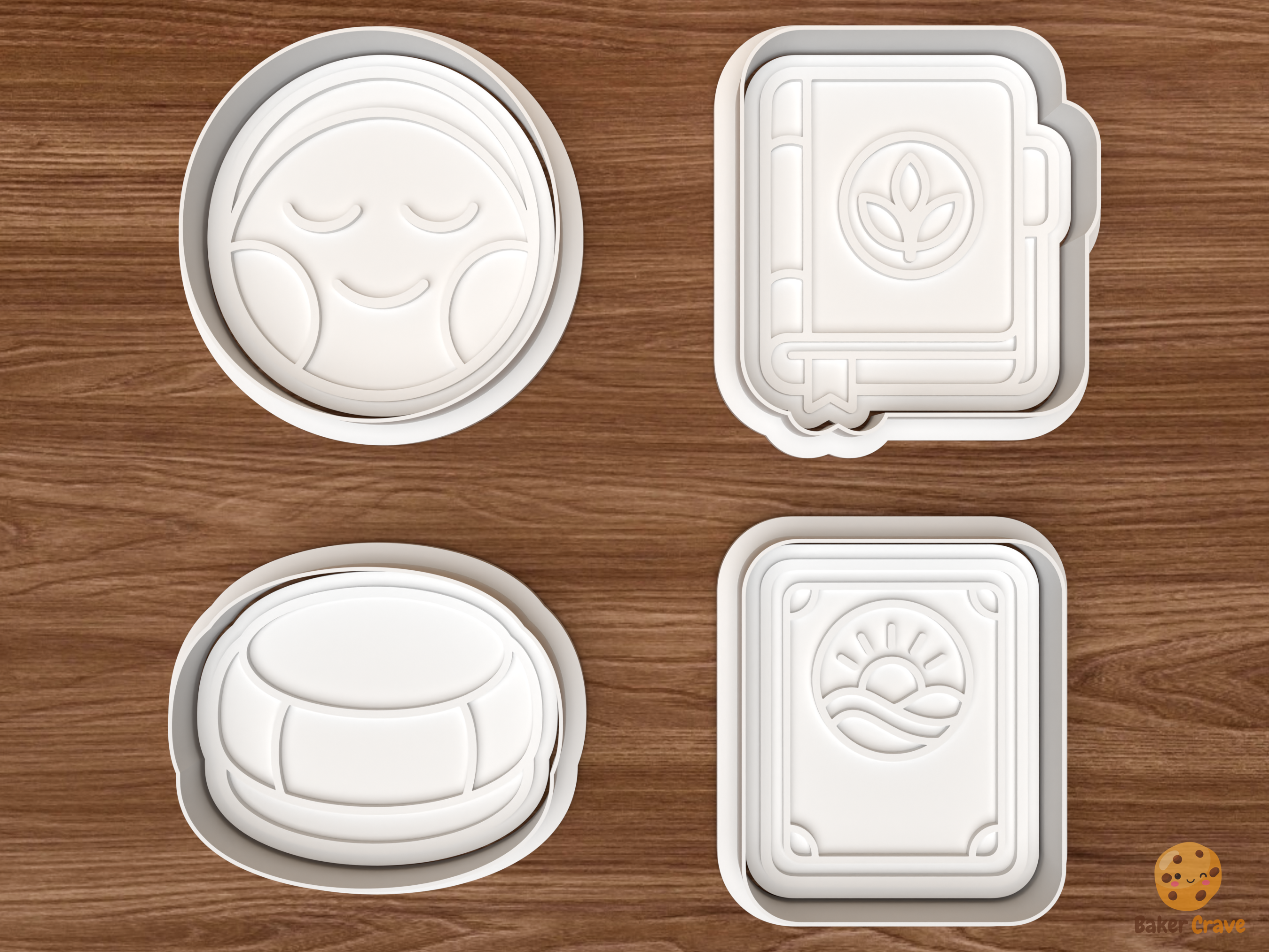 Mindful Wellness Cookie Cutter Set STL File - 01 set main