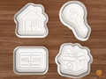 New Home Cookie Cutter Set STL File - 01 set main