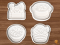 Farm to Table Cookie Cutter Set STL File - 01 set main