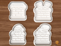 Christmas Chimney Collection Cookie Cutter Set STL File - 01 set main
