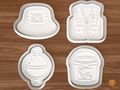 Lake Life Fishing Cookie Cutter Set STL File - 01 set main