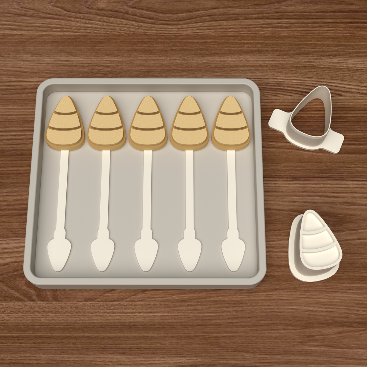 Candy Corn Cake Pop Mold STL File