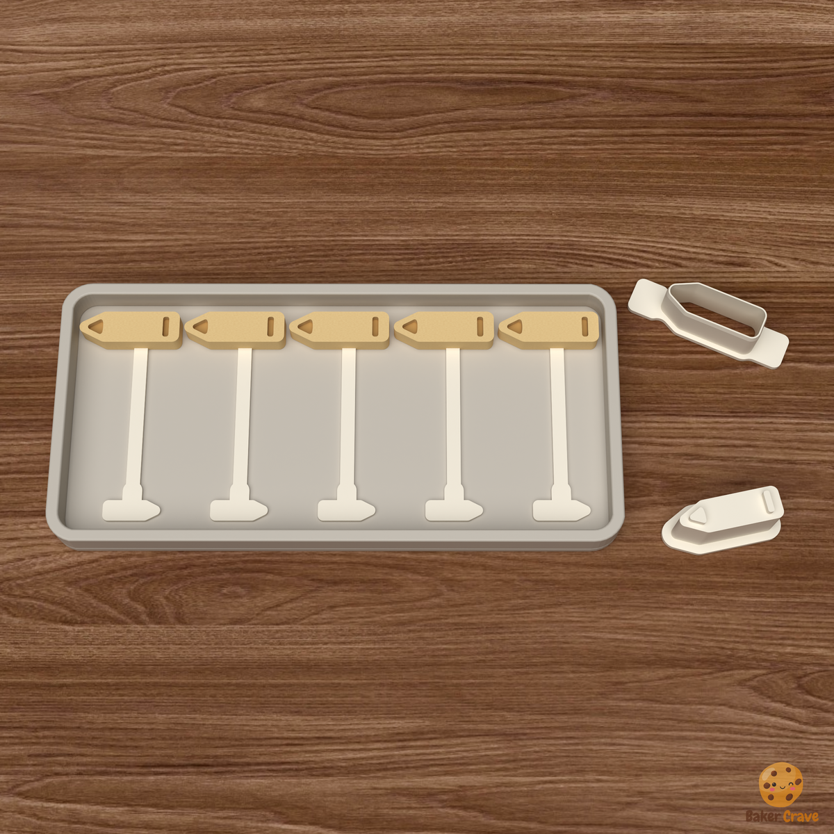 Pencil Cake Pop Mold STL File