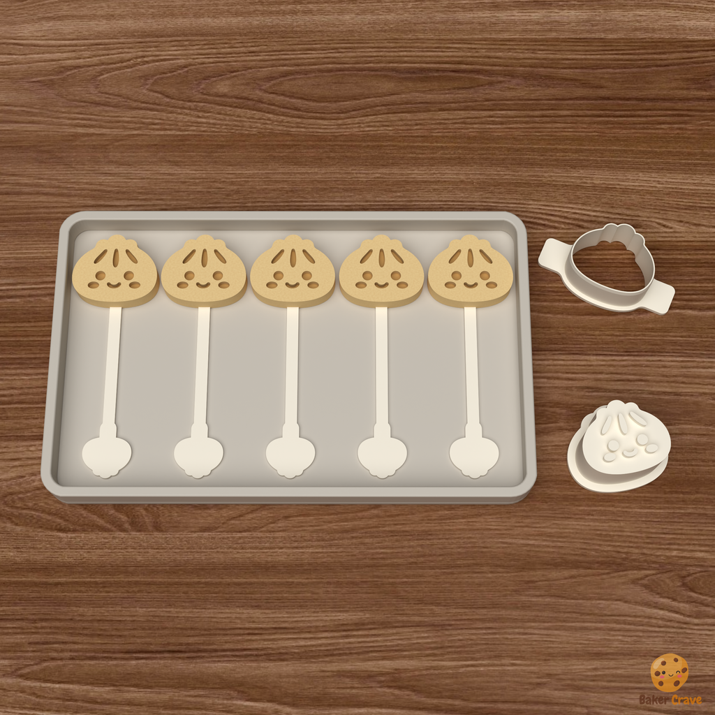 Dumpling Cake Pop Mold STL File