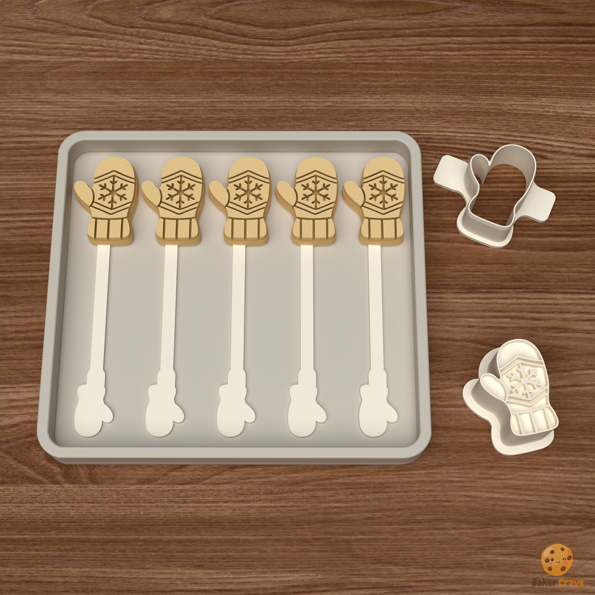 Snowflake Mitten Cake Pop Mold