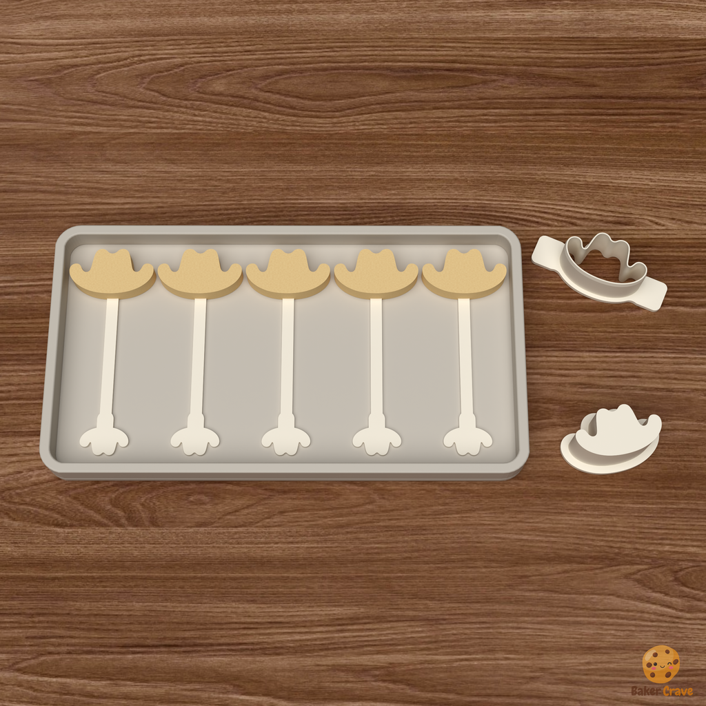 Cowboy Hat Cake Pop Mold STL File