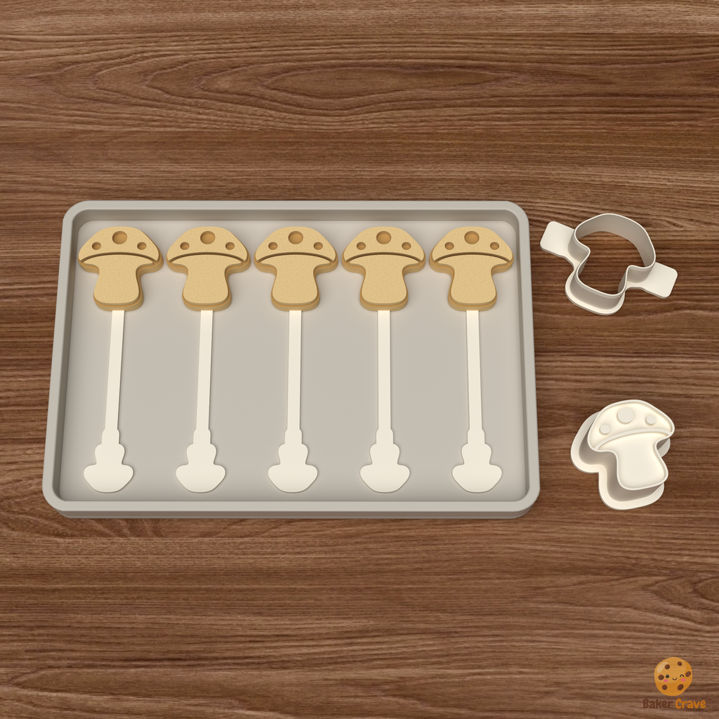 Mushroom Cake Pop Mold STL File