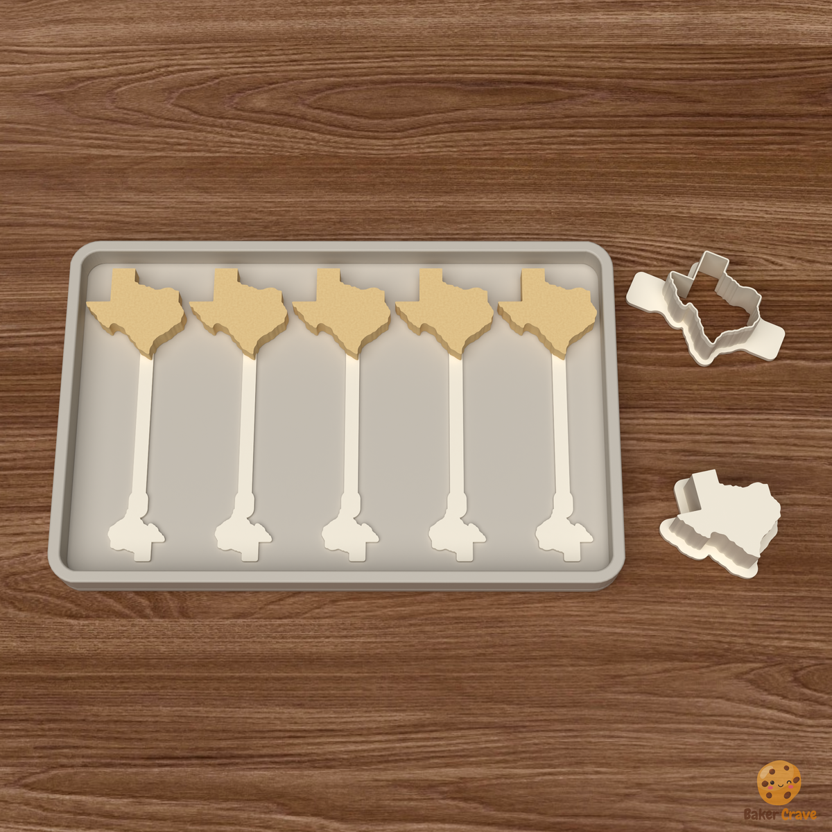 Texas State Cake Pop Mold