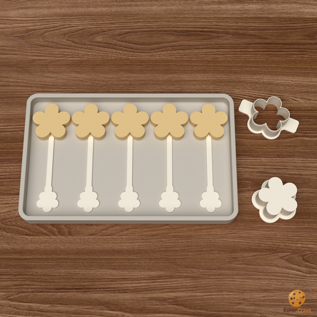 Daisy Cake Pop Mold STL File