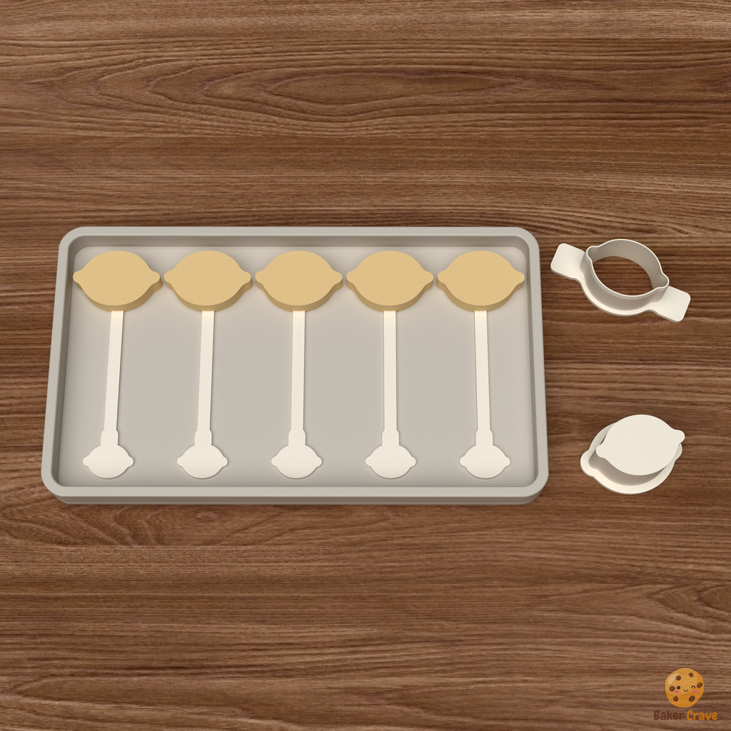 Lemon Cake Pop Mold STL File