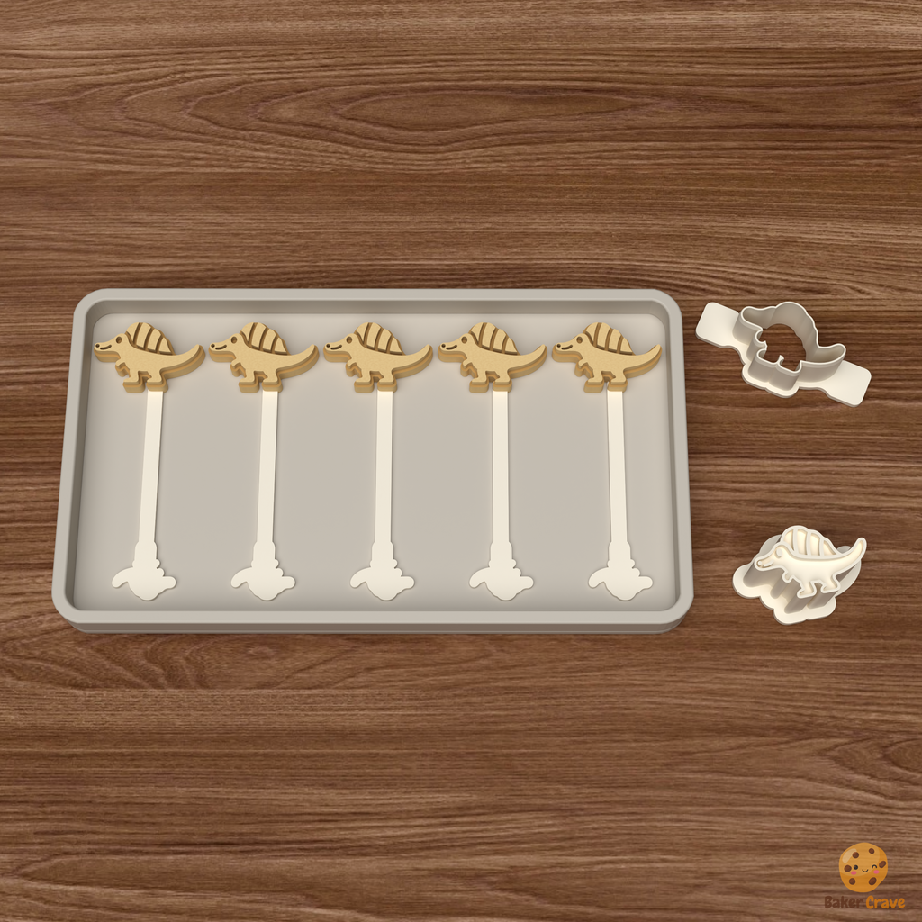 Spinosaurus Cake Pop Mold STL File