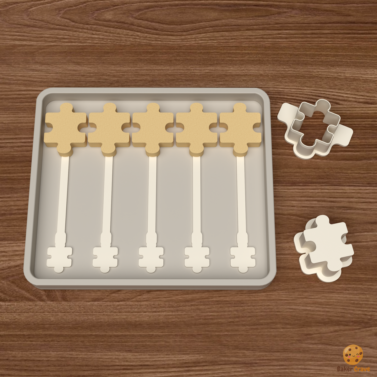 Puzzle Piece Cake Pop Mold