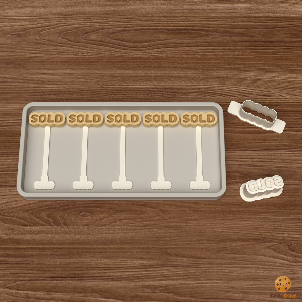 Sold Cake Pop Mold STL File