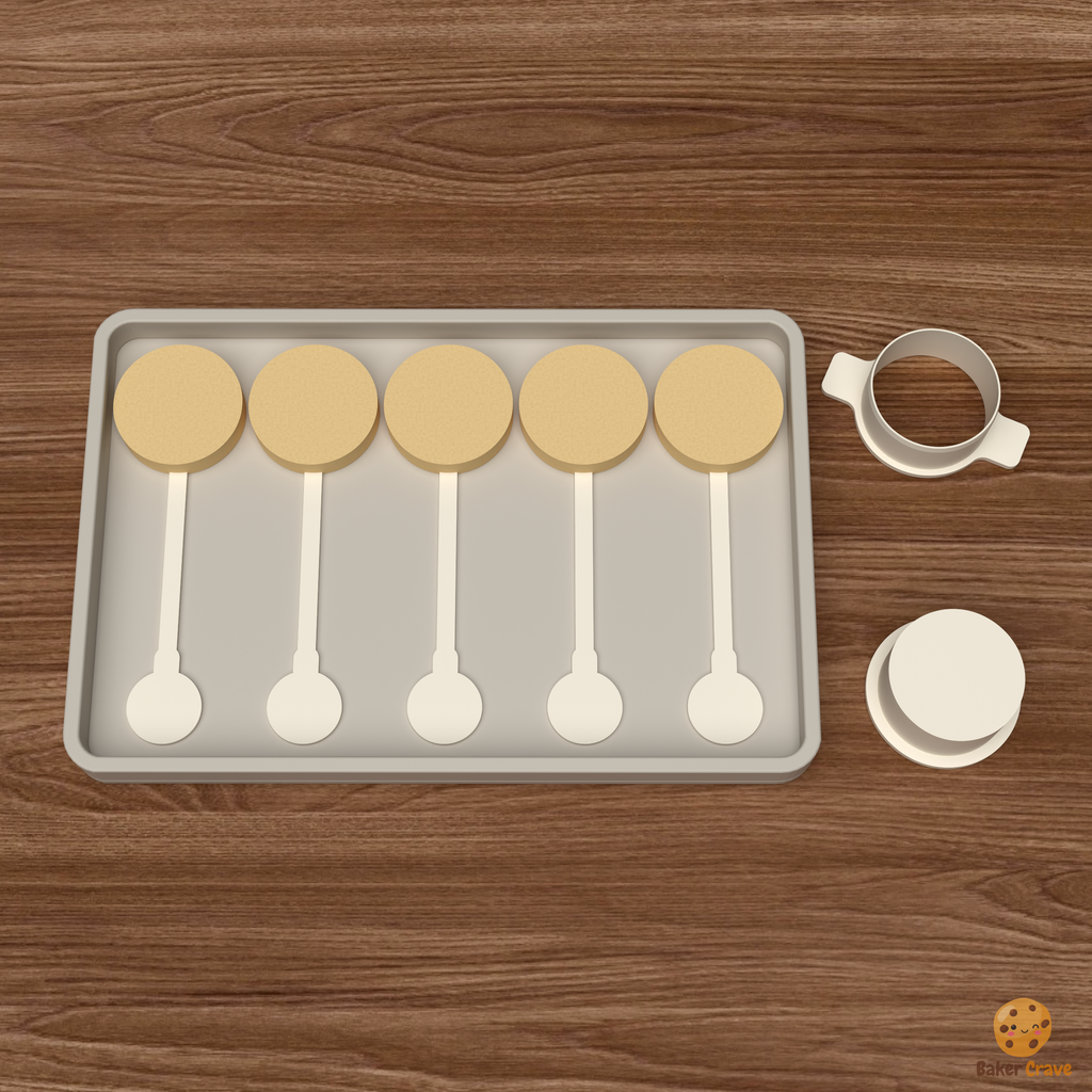 Circle Cake Pop Mold STL File