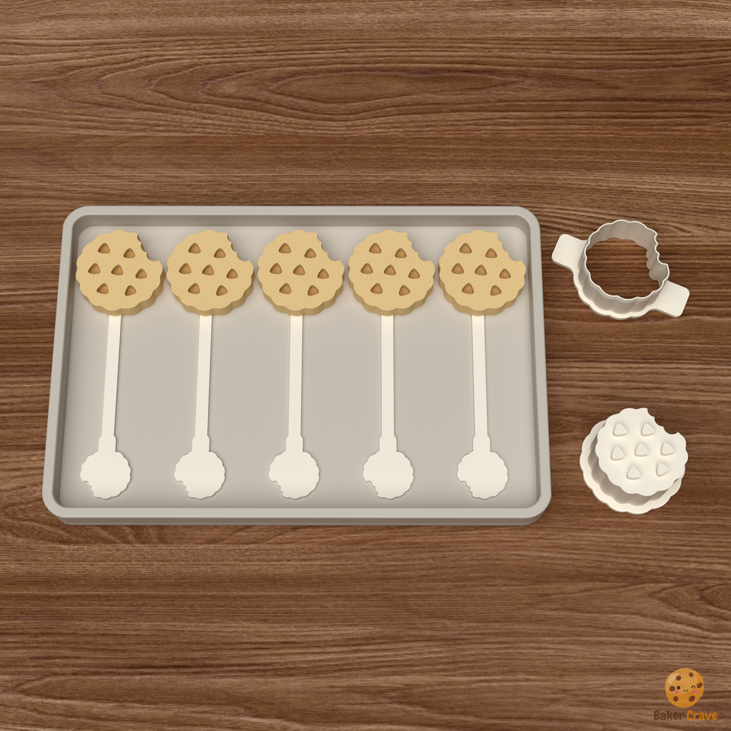 Chocolate Cookie Bite Cake Pop Mold STL File