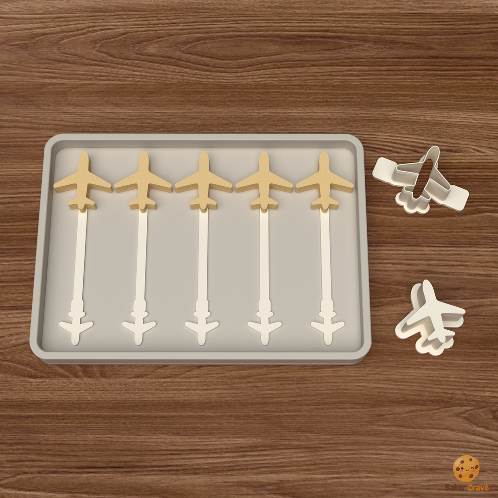 Airplane Cake Pop Mold STL File