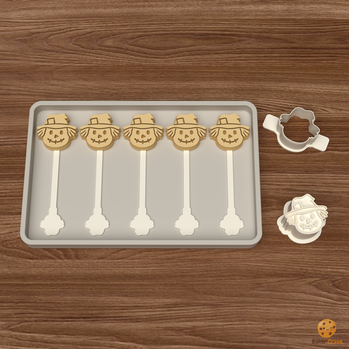 Scarecrow Cake Pop Mold STL File