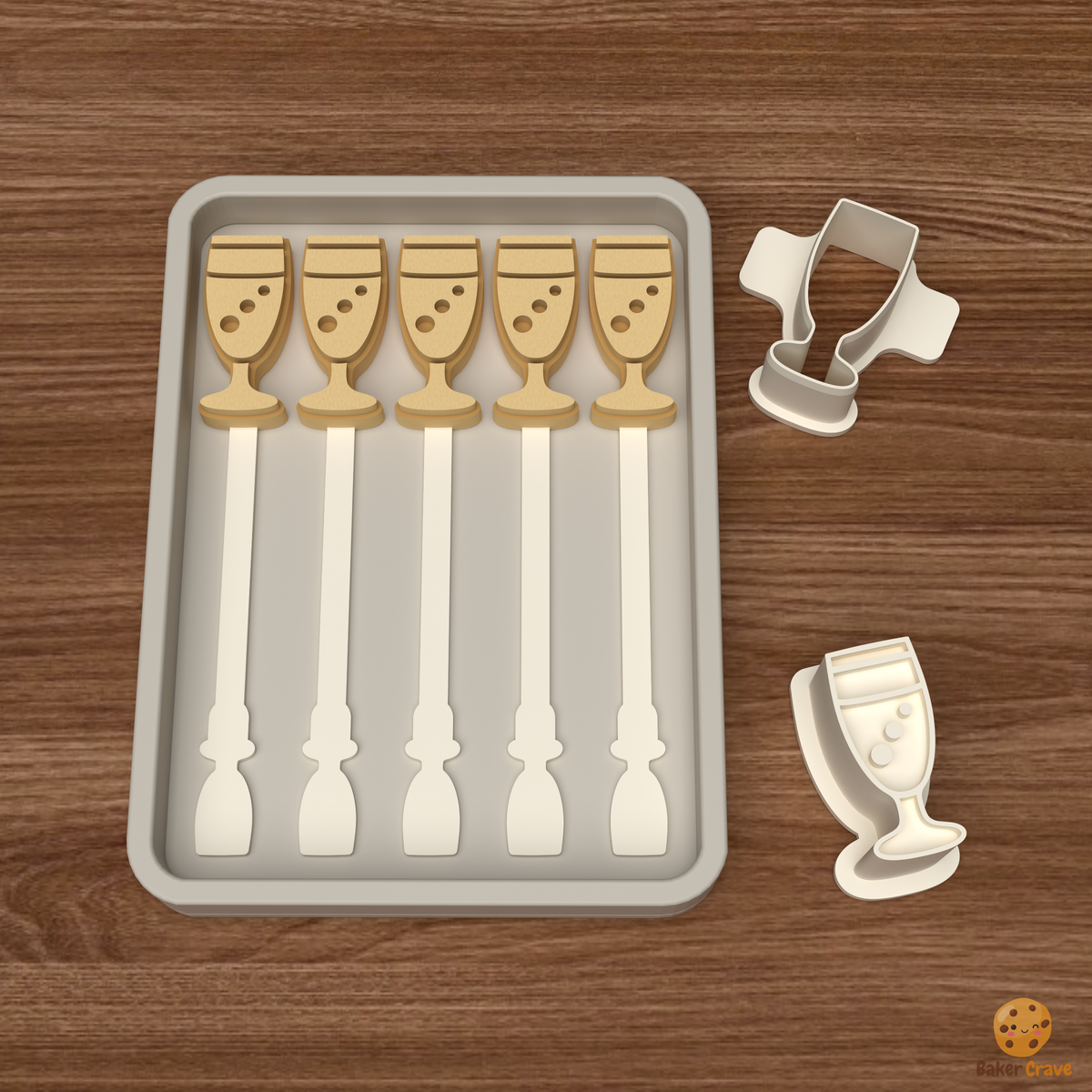 Champagne Glass Cake Pop Mold
