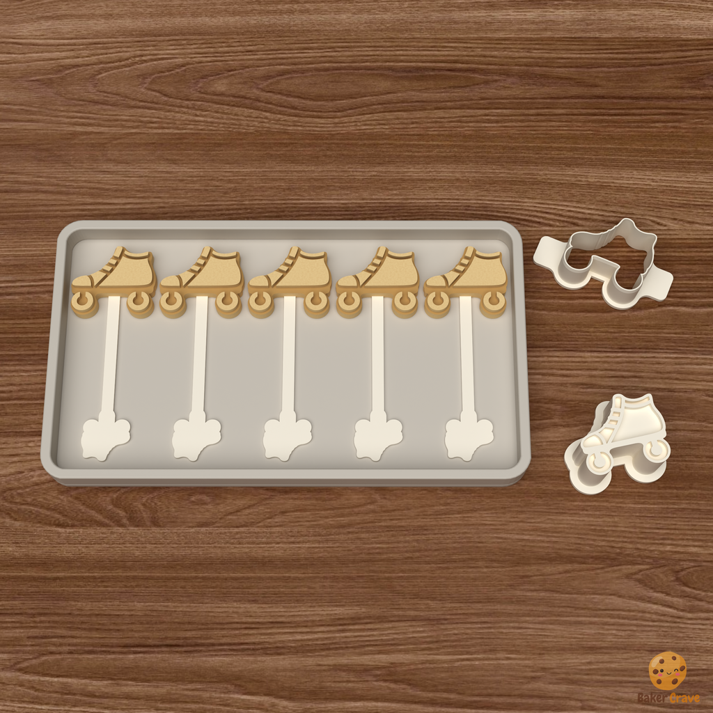 Skate Cake Pop Mold STL File