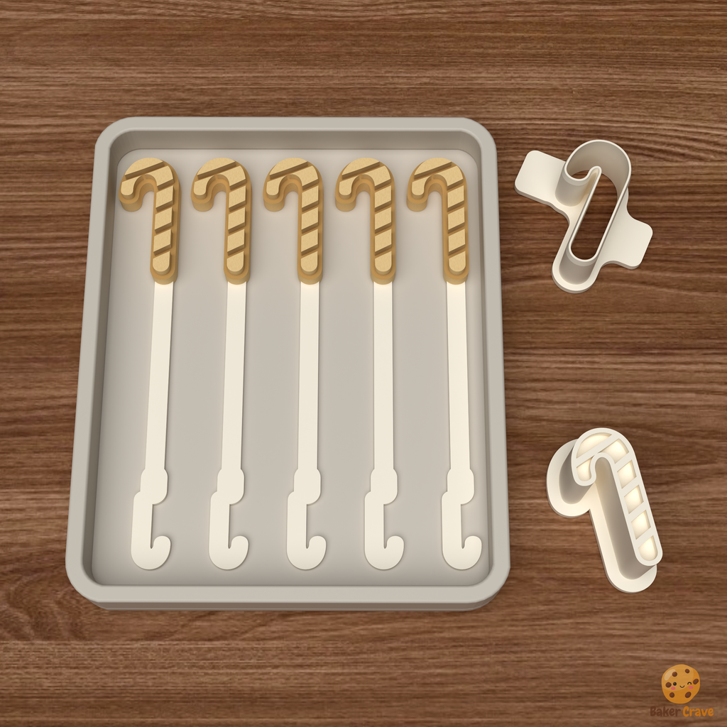 Candy Cane Cake Pop Mold STL File