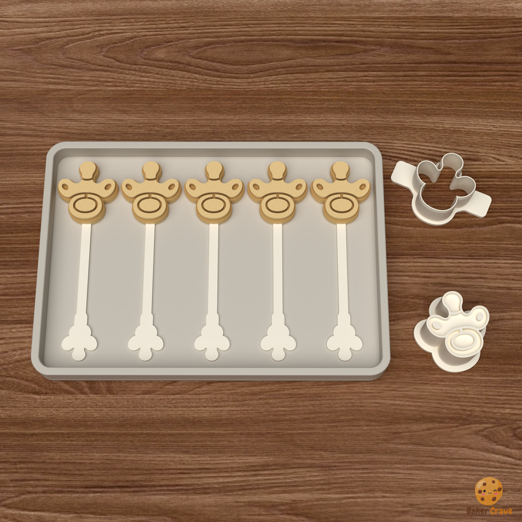 Baby Pacifier Cake Pop Mold STL File