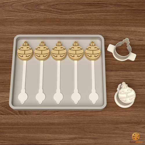 Christmas Ornament Bauble Cake Pop Mold STL File