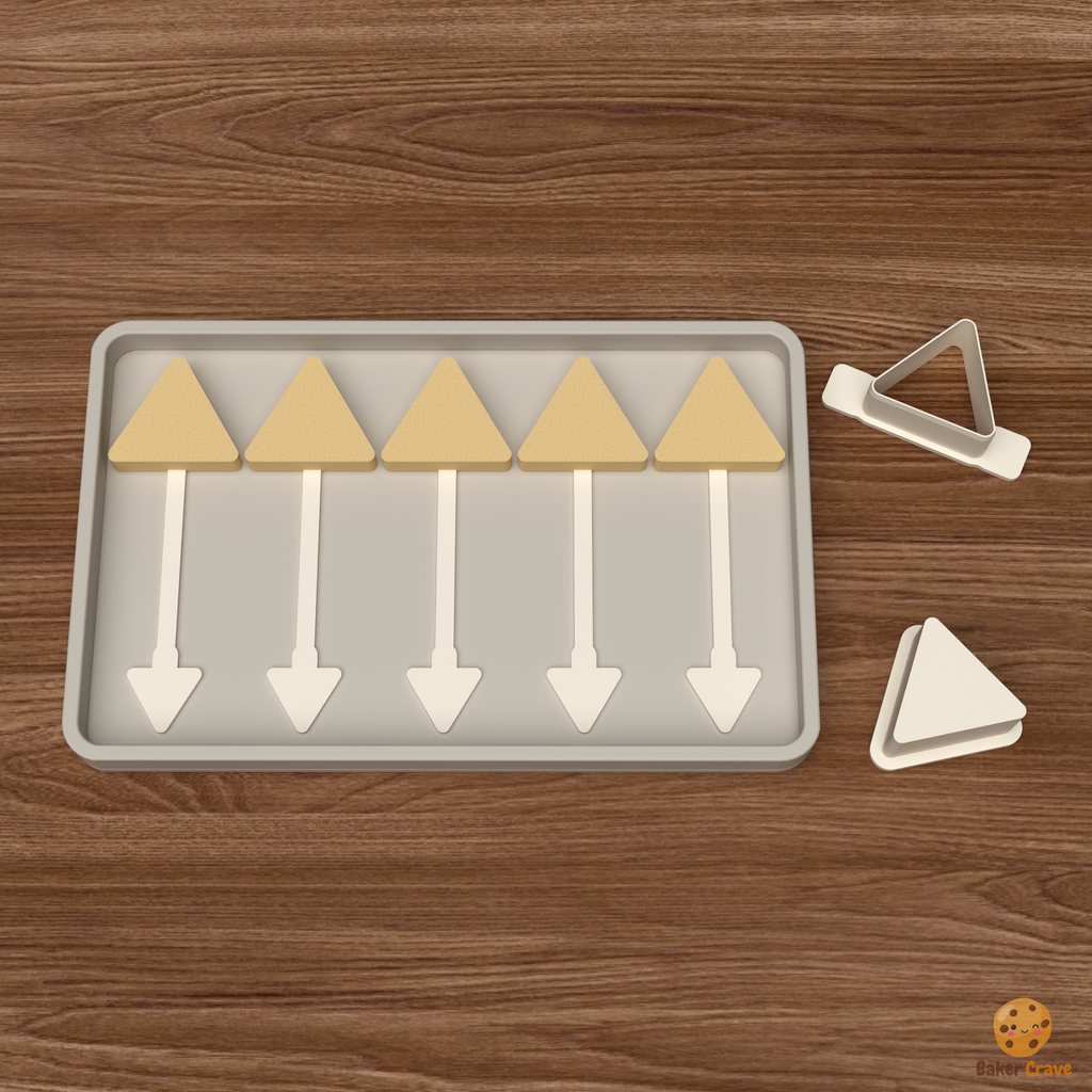 Triangle Cake Pop Mold STL File