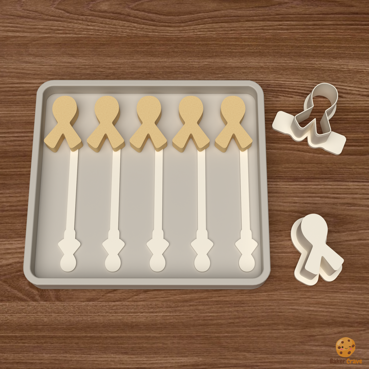 Awareness Ribbon Cake Pop Mold STL File