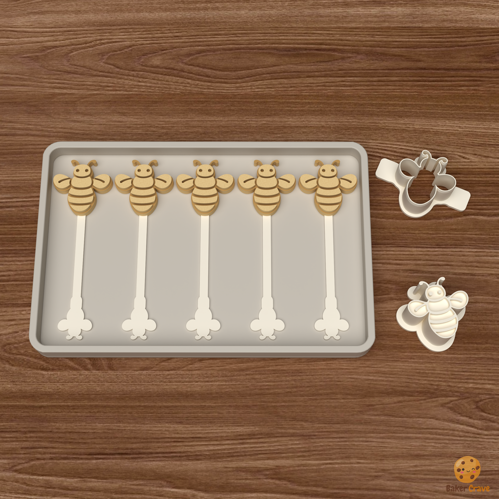 Bumble Bee Cake Pop Mold STL File