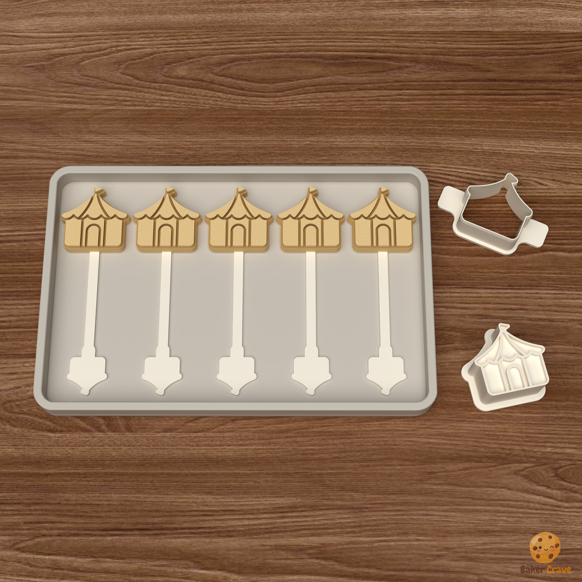 Circus Big Top Tent Cake Pop Mold